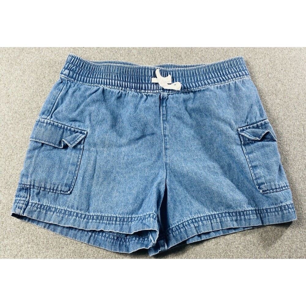 Wonder Nation Girls Denim Shorts With Pockets Size L (10-12)